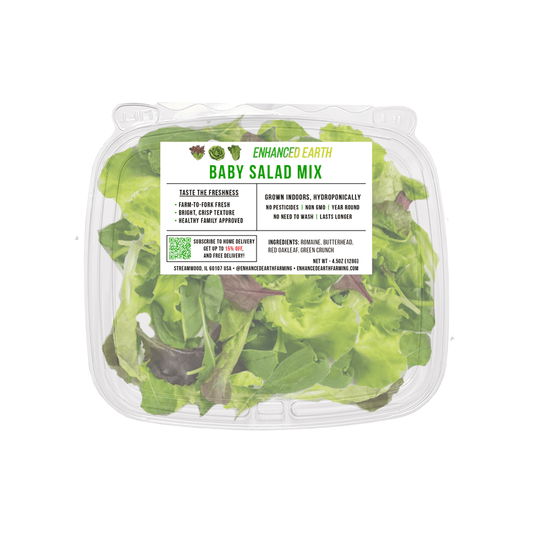 *NEW* Baby Salad Mix - 4.5oz - Enhanced Earth Farming